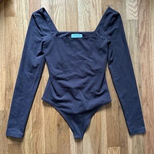 Aritzia bodysuit - espresso brown